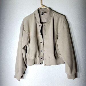H & M Divided Beige Ladies Small Crop Style Jacket